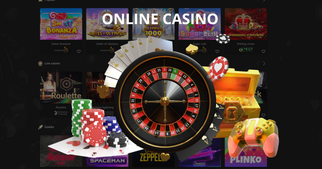 Online casino Hugewin: roulette, slots and chips.
