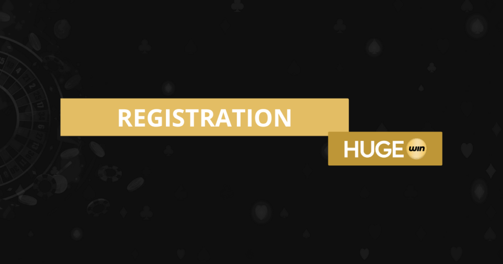 Registration on the Hugewin website.